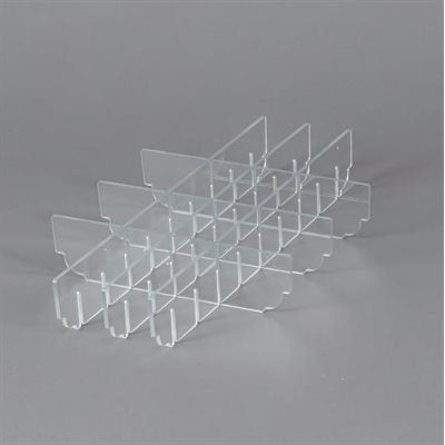 Set of 6 plastic dividers compatible with refrigerator tray model 20055