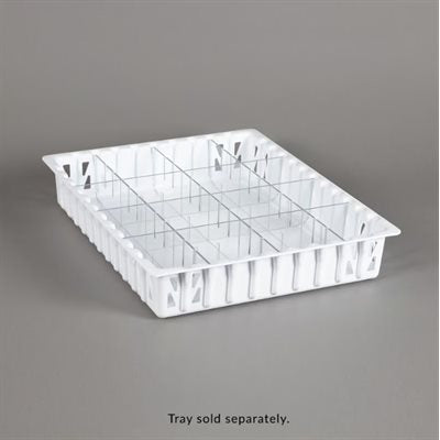 Set of 6 plastic dividers for refrigerator tray model 20056
