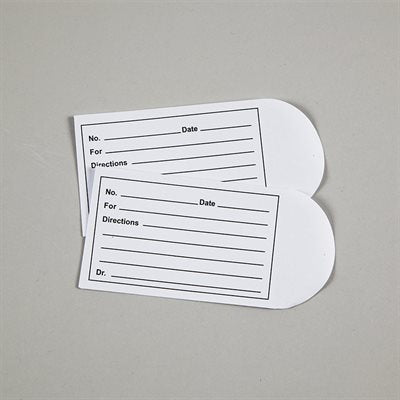 Sealable medication envelope with write-on area, 250 pack, 3.5x2.25 inches