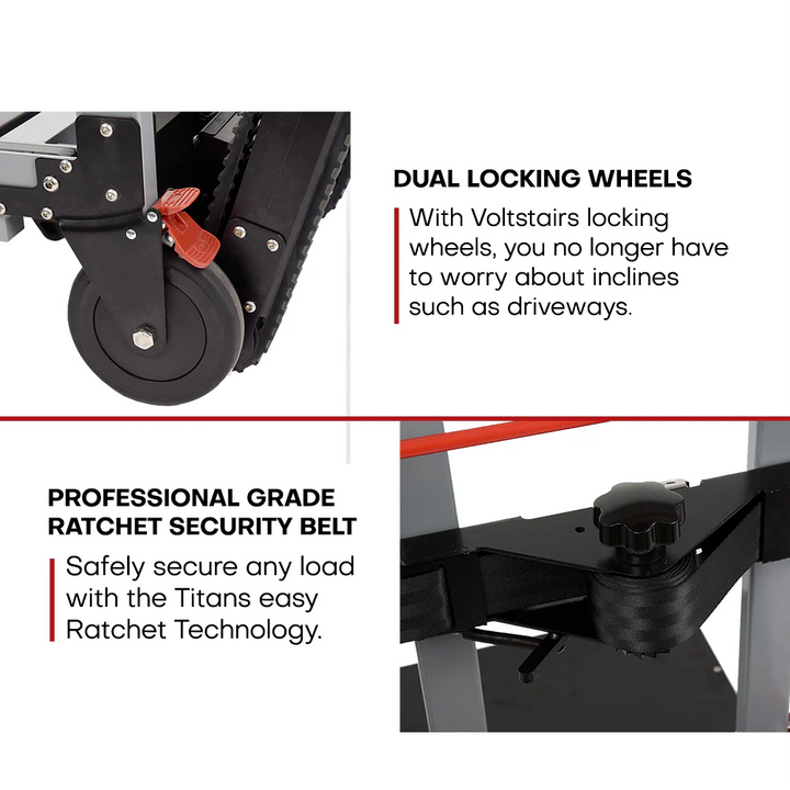 Voltstair Titan climbing narrow indoor stairs