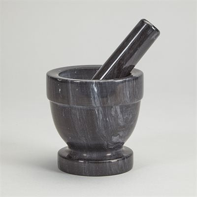 Buy MORTAR & PESTLE MARBLE BLACK