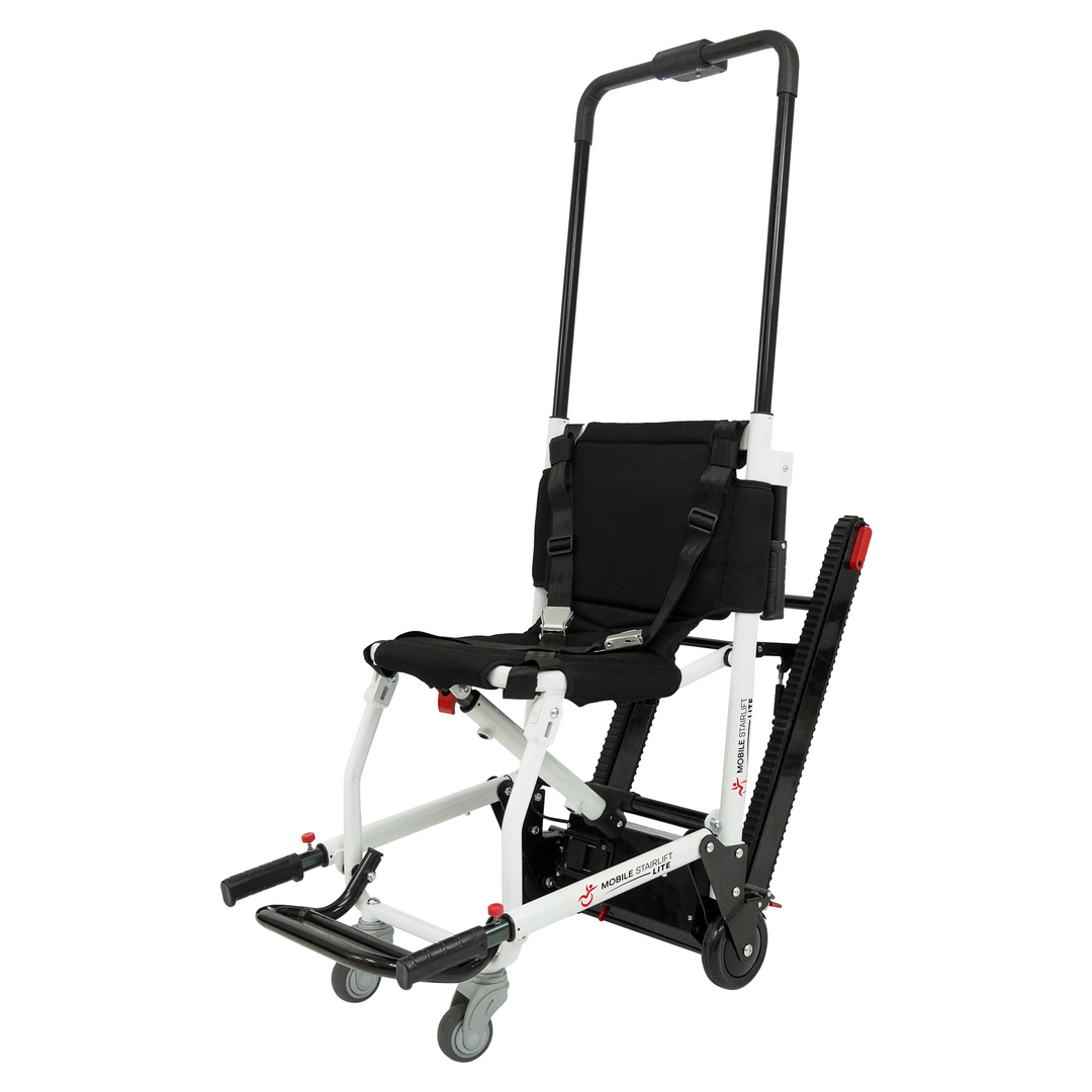 LITE Mobile Stairlift front view showing lightweight frame