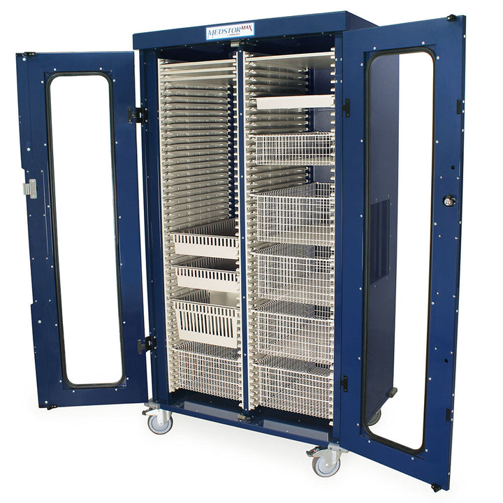 Fully configured arthroscopy accessory kit for double column MedStor Max cabinet