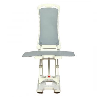 Close-up of Marlin BPS battery-powered bath chair remote control