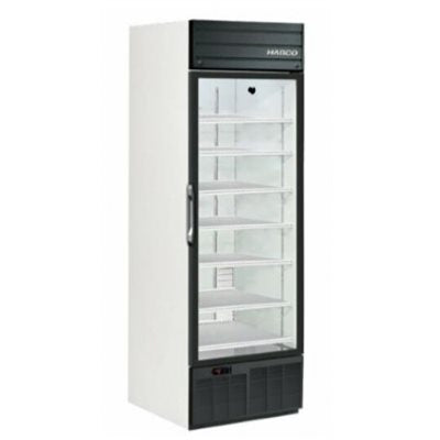 Freestanding laboratory refrigerator with digital temperature control glass door and energy-efficient refrigeration system