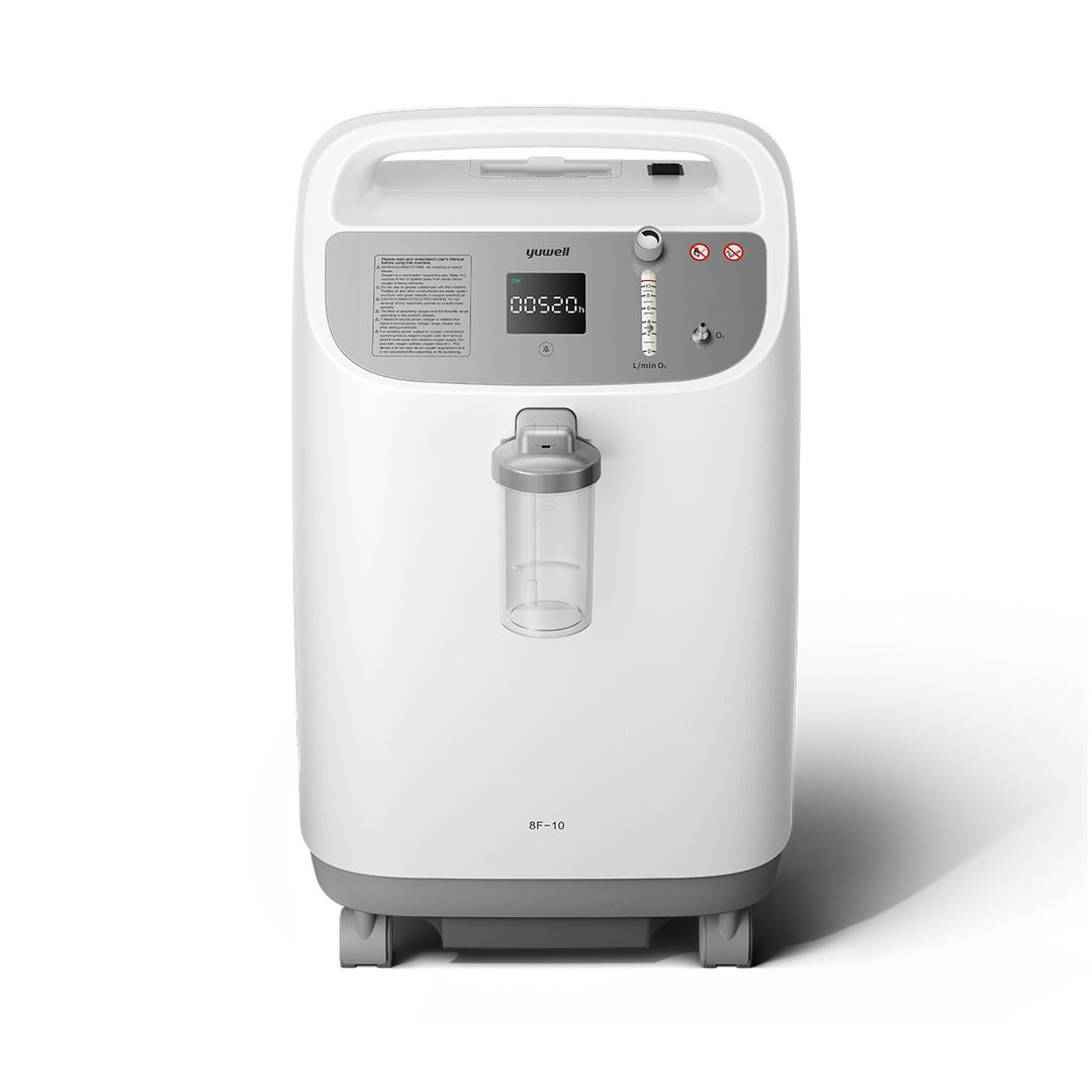 Yuwell 8F-10A Oxygen Concentrator 10L Front View