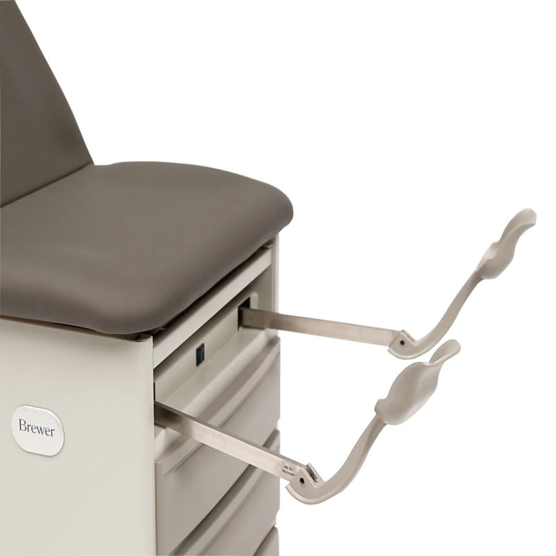 Access Medical Exam Table in clinical setting with pass-through drawers
