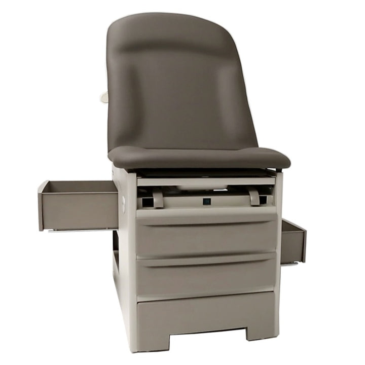 Access Medical Exam Table front view showing patient step and drawers