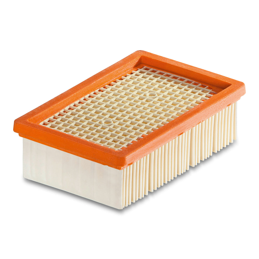 Filtro plisado plano para aspiradoras en seco y húmedo