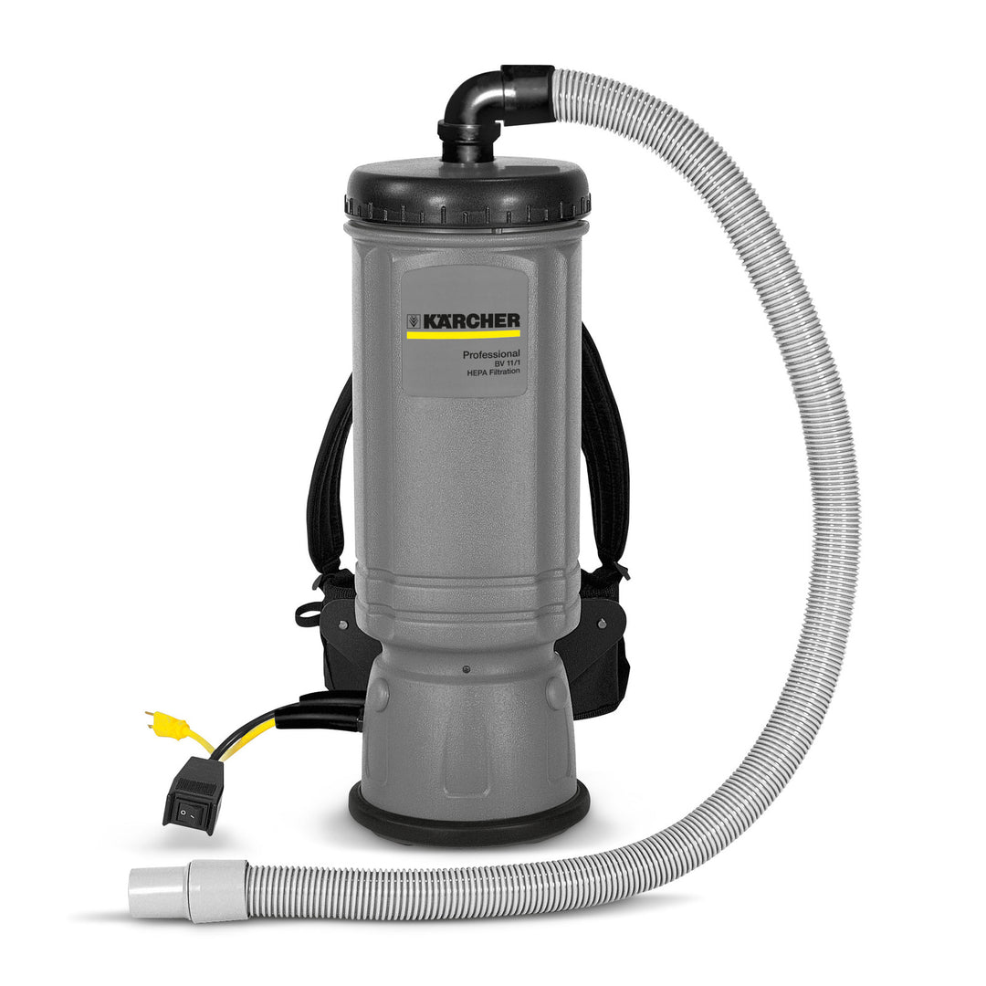 Limpieza cómoda: aspiradora de mochila con filtro HEPA para maniobrar con facilidad