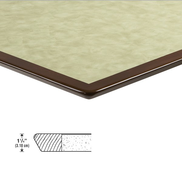 WHC Table Tops: Modern Design & Practical Protection (Reverse Bullnose Edge)