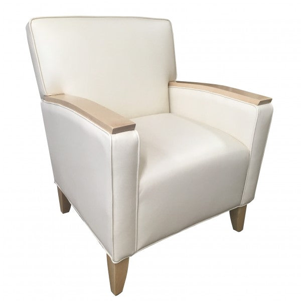 Sillón HC886: detalles de madera cálidos, comodidad moderna