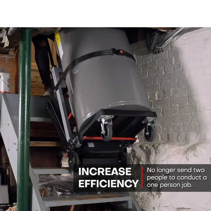 Voltstair Titan folded compactly for storage