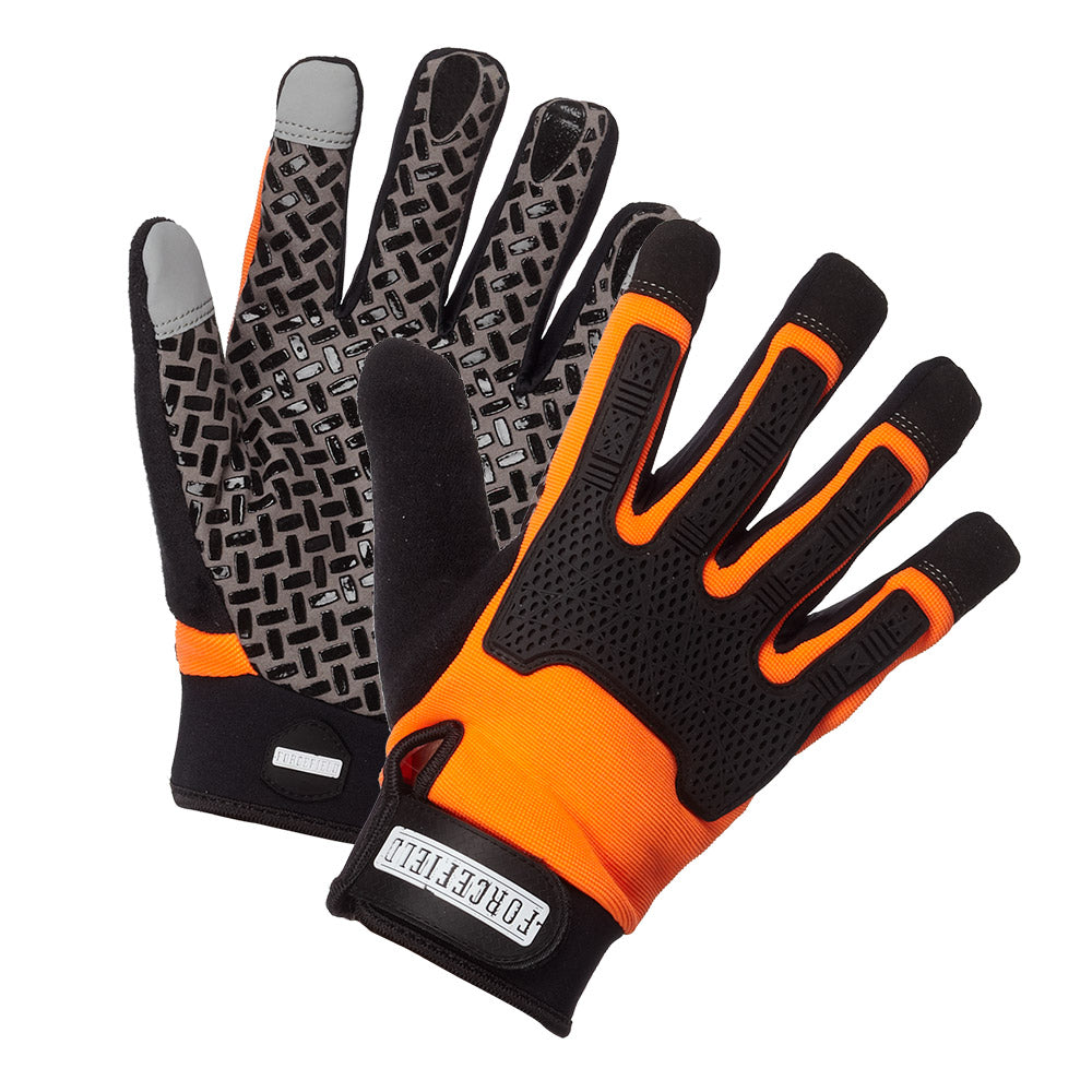 Gants de mécanicien ForceField « Sticky Glove » doublés d'hiver avec bande de roulement en silicone et protection des articulations en TPR