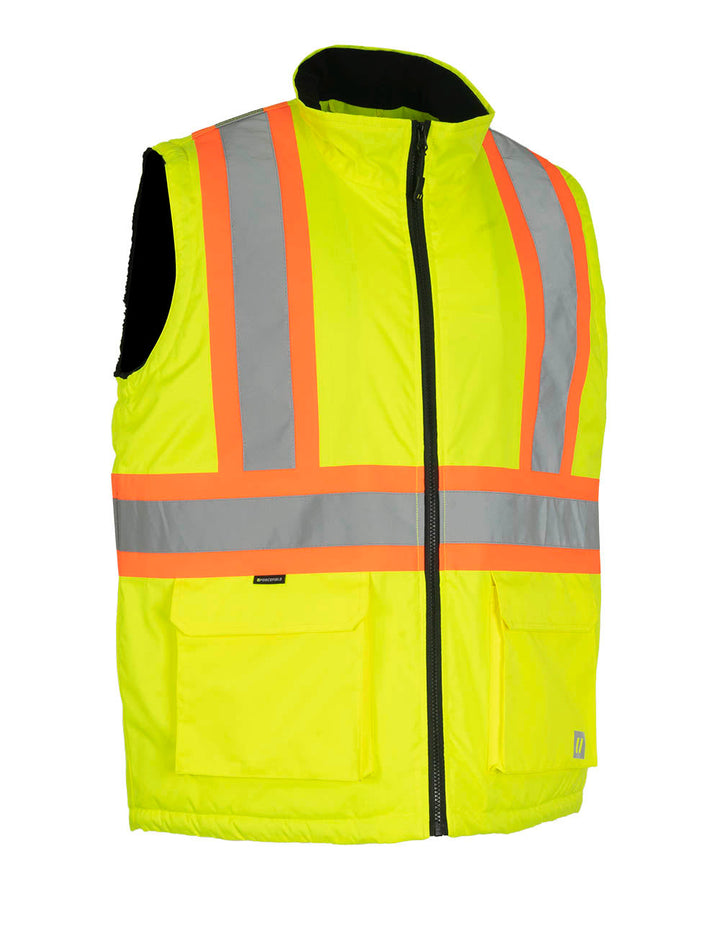 Chaleco de seguridad ForceField con forro de sherpa