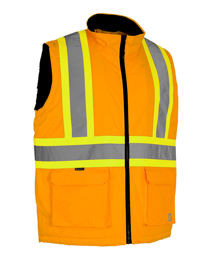 Chaleco de seguridad ForceField con forro de sherpa