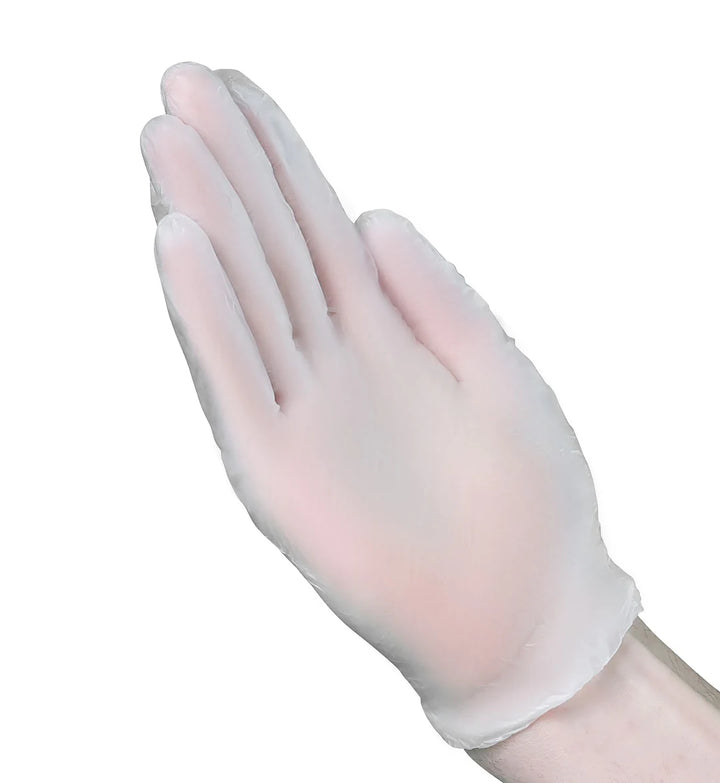 Gants industriels poudrés en vinyle VGuard 3 Mil - Paquet de 100