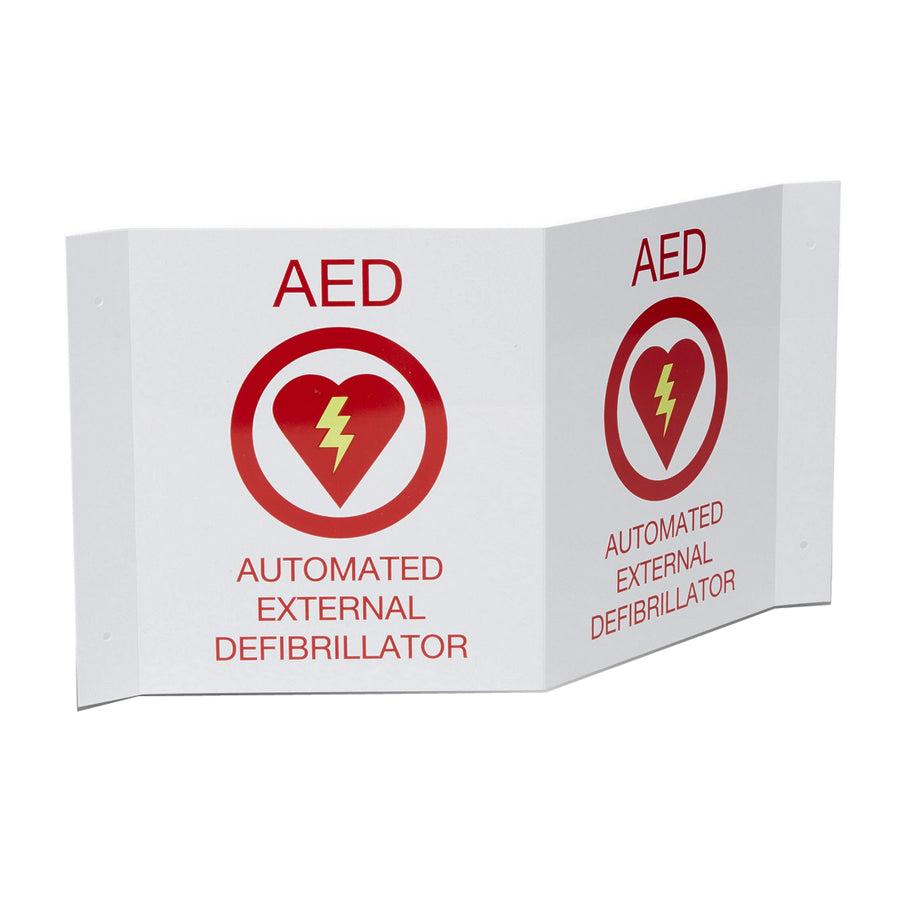 Sharper AED Visibility: OEM Projection Sign for AED Plus