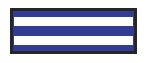 id sheet tape striped: Color: White/Royal Blue
