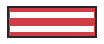 id sheet tape striped: Color: White/Red
