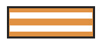 id sheet tape striped: Color: White/Orange