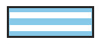 id sheet tape striped: Color: White/Light Blue