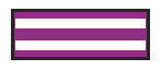 id sheet tape striped: Color: White/Plum