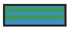 id sheet tape striped: Color: Blue/Green