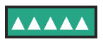 id sheet tape patterned : Color: White Triangles on Emerald Green, Quantity/Packaging: 1 sheet (8.5″ x 11″)