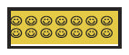 id sheet tape patterned : Color: Yellow/Black, Smiley Face, Quantity/Packaging: 1 sheet (8.5″ x 11″)