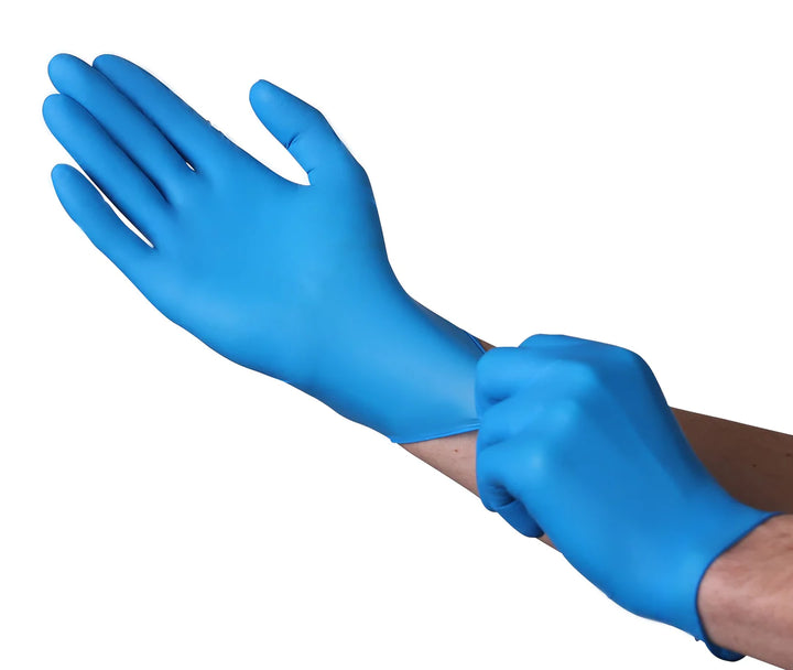 Gant d'examen chimio en nitrile VGuard 4 mil - Sans poudre, sans latex