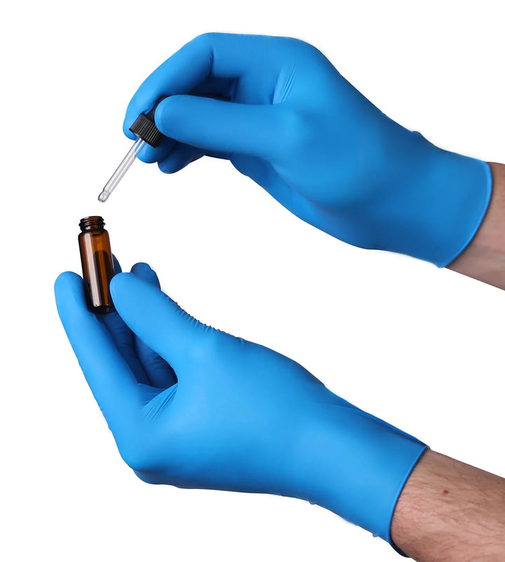 Gant d'examen chimio en nitrile VGuard 4 mil - Sans poudre, sans latex
