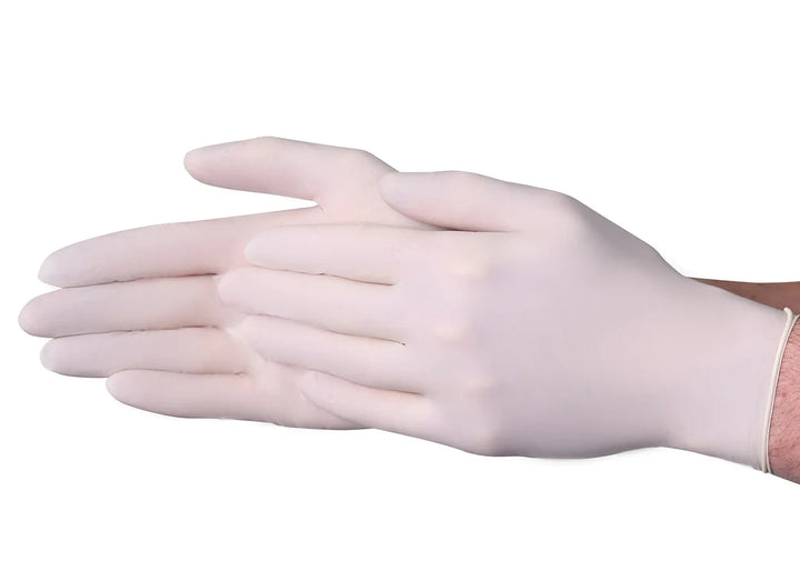 Gants d'examen en latex VGuard 5,5 Mil - Protection et confort supérieurs