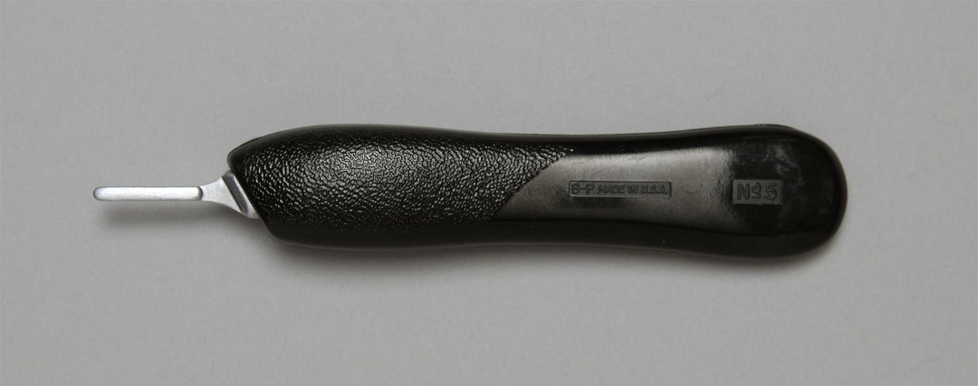 Mango de cuchilla quirúrgica Bard Parker: tamaño 5