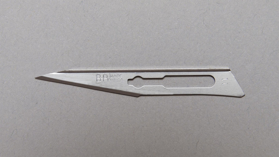 Cuchillas de carbono con nervadura trasera y cierre de seguridad Bard Parker: Tamaño: 11