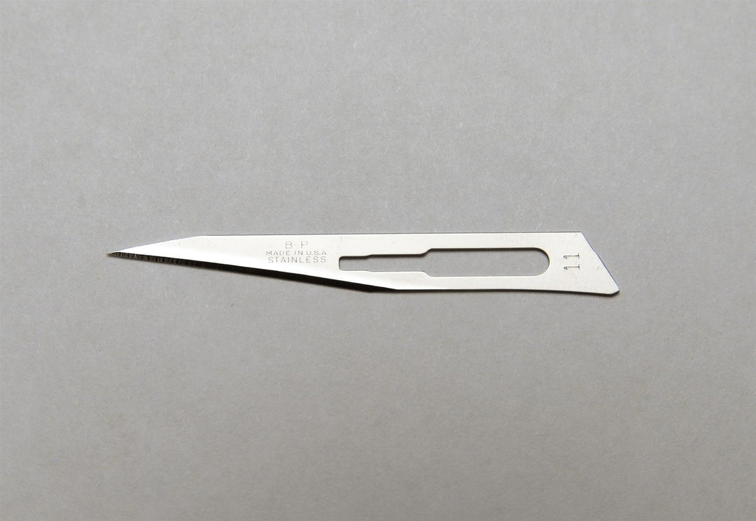 Cuchillas de acero inoxidable Bard Parker: Tamaño: 11