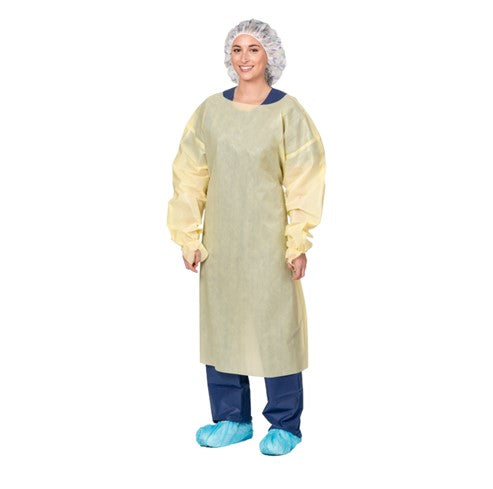 Secure Full Coverage: Precept Over-the-Head Isolation Gown with Thumb Loop