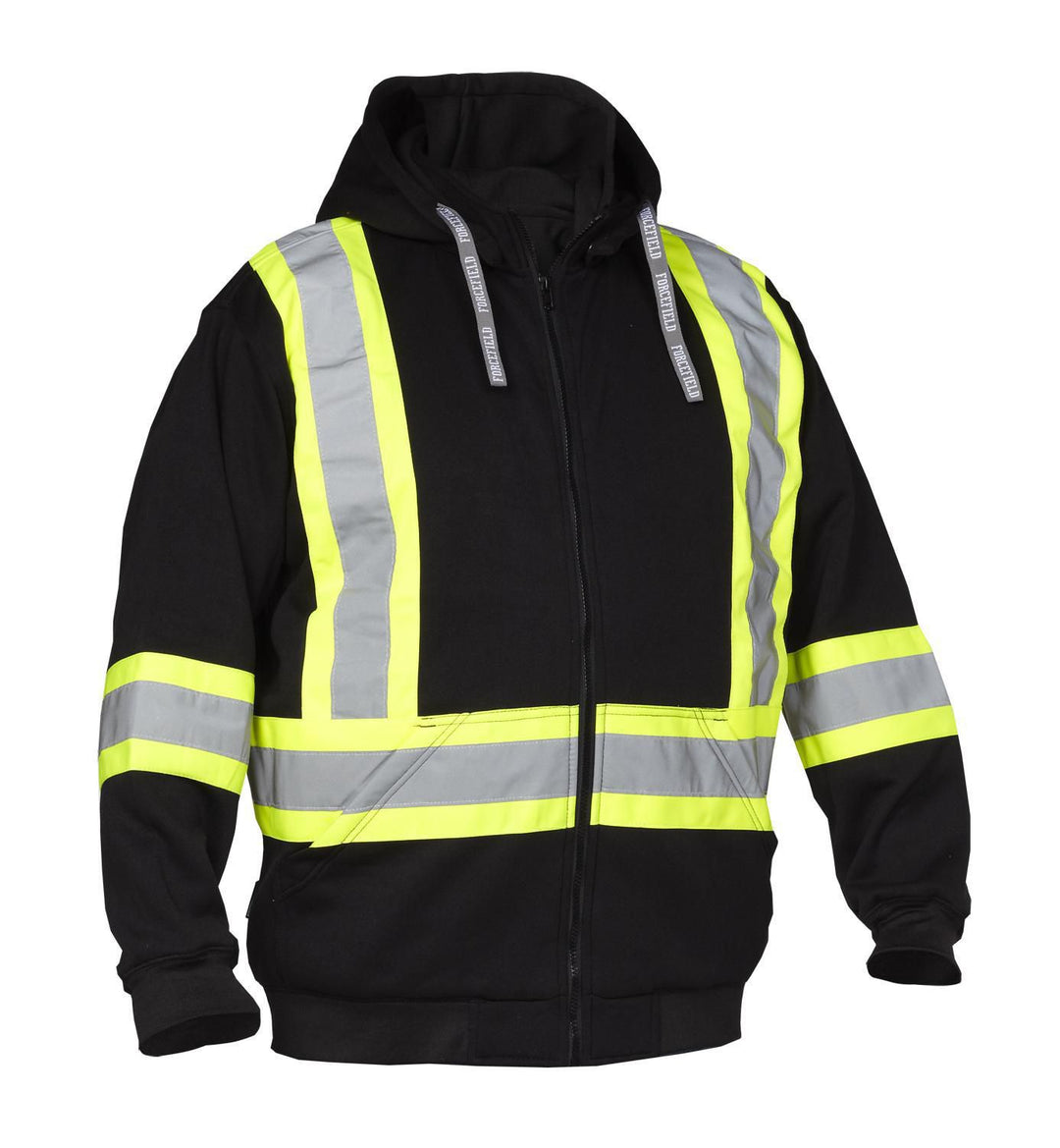 Sudadera con capucha desmontable de seguridad de alta visibilidad ForceField