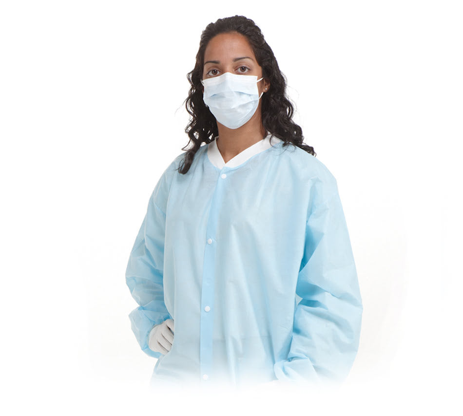 Bata de laboratorio SafeBasics: ¡Seguridad y comodidad combinadas!