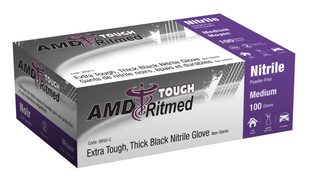 Gants en nitrile extra résistants : protection durable et longue durée