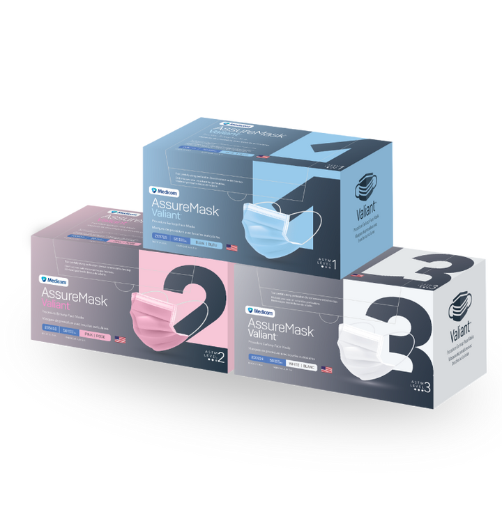 masques à contour d'oreille de procédure Valiant d'AssureMask