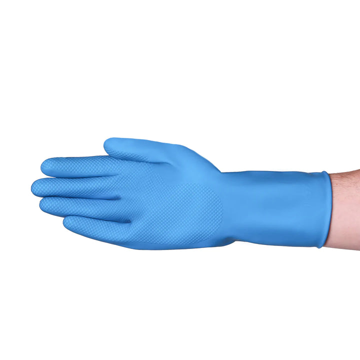 Gant doublé en latex floqué VGuard 16 Mil - Protection des mains de qualité supérieure