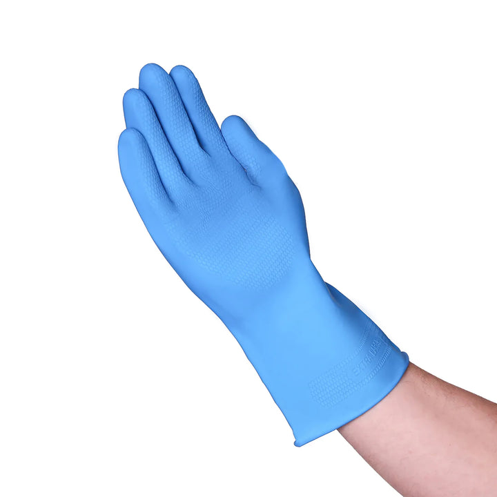 Gant doublé en latex floqué VGuard 16 Mil - Protection des mains de qualité supérieure