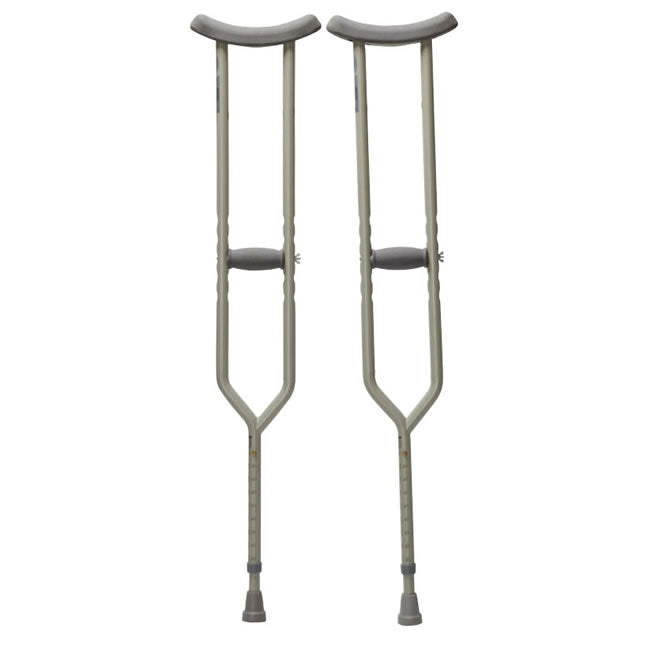 Muleta de aluminio ajustable: comodidad y estabilidad (adulto)
