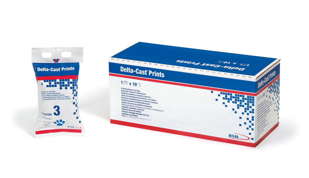 Impresiones Delta-Cast: cinta de yeso impresa en poliéster: diseños exclusivos para atención ortopédica personalizada