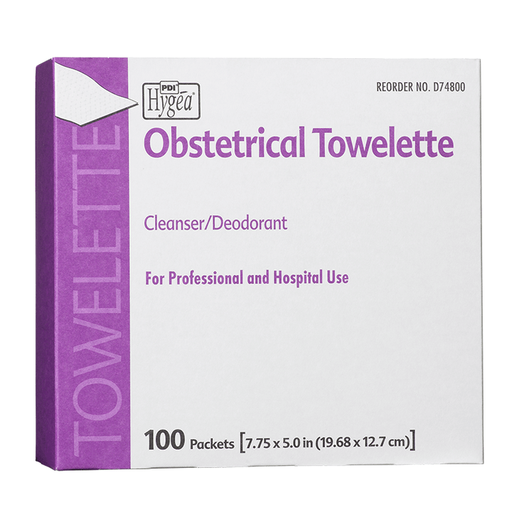 Lingettes obstétricales Hygea - Lingettes stériles pour préparation à l'accouchement