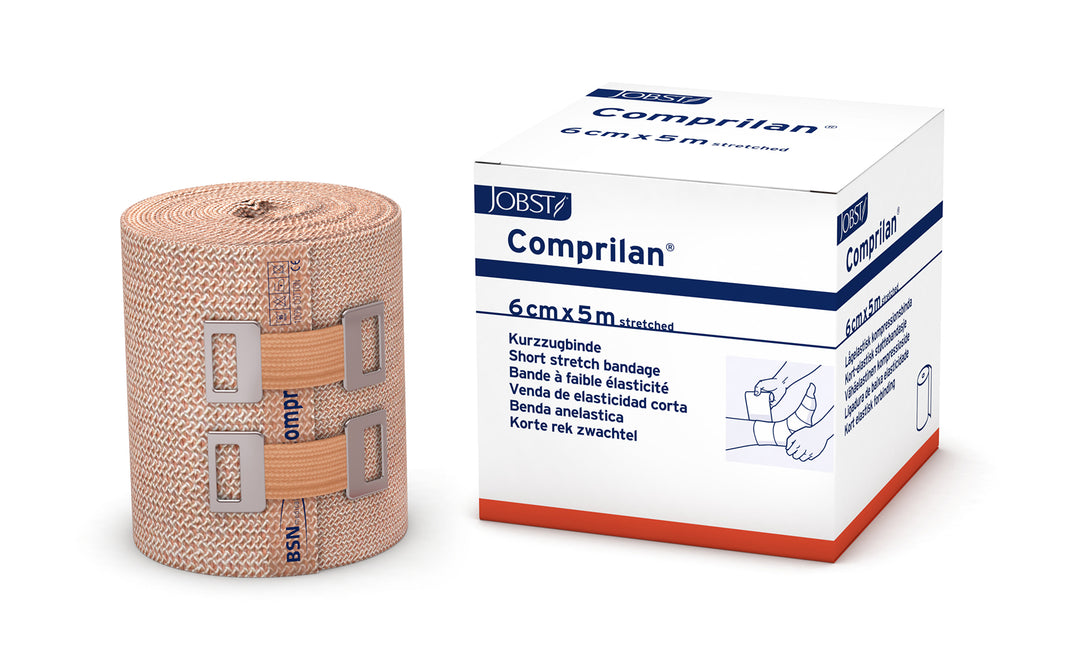 Vendaje de compresión elástico corto Comprilan: soporte eficaz para una mayor comodidad