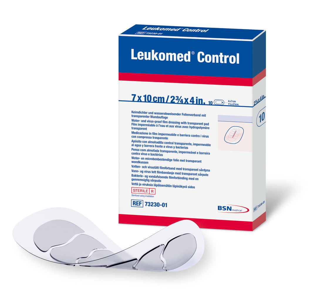 Leukomed Control: Transparent Post-Op Dressing with Hydropolymer Gel Pad