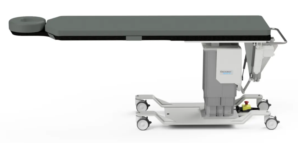 Mesa con reposacabezas CFPM300: comodidad y control para el tratamiento del dolor