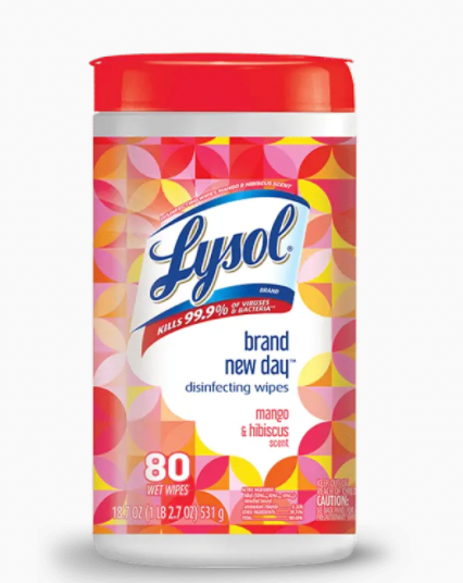 LYSOL® DISINFECTING WIPES - BRAND NEW DAY™